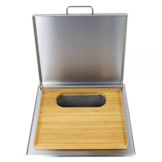 Fire Magic Trash Chute Cut and Clean Combo - Trash Chute with Cutting Board (Available for Use with Trash Container)