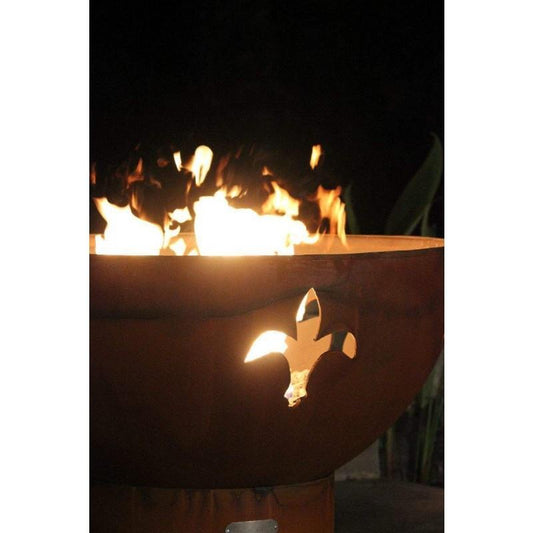 Fire Pit Art Fire Pit Fire Pit Art Fleur De Lis