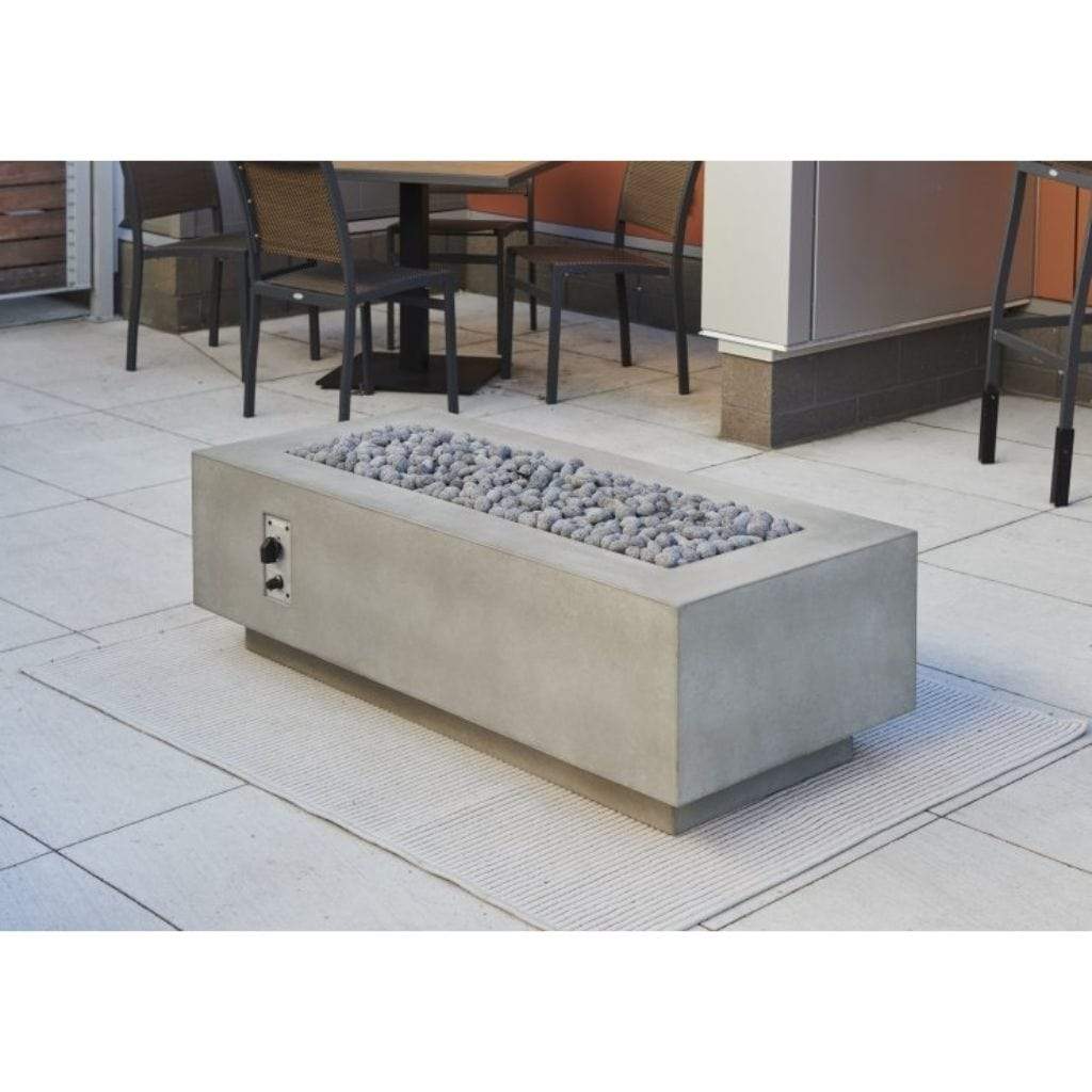 Outdoor Greatroom - White Cove 54" Linear Gas Fire Table - CV-54WT