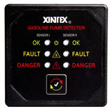 Fireboy-Xintex Fume Detectors Xintex Gasoline Fume Detector w/2 Plastic Sensors - Black Bezel Display [G-2B-R]