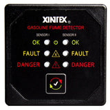 Fireboy-Xintex Fume Detectors Xintex Gasoline Fume Detector w/2 Plastic Sensors - Black Bezel Display [G-2B-R]