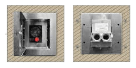 Firegear Firegear Firepit Accessories Firegear - Locking Cabinet designed to house ESTOP1-0H and ESTOP2-5H Timers