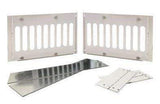 Firegear Firegear Firepit Accessories Firegear - Stainless Steel Paver Vent Kit with Lintel includes (2) 3 5/8'' tall x 8'' wide vents with mounting