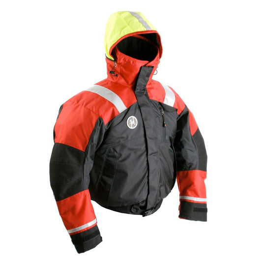 First Watch Flotation Coats/Pants First Watch AB-1100 Flotation Bomber Jacket - Red/Black - X-Large [AB-1100-RB-XL]