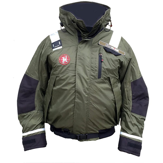 First Watch Flotation Coats/Pants First Watch AB-1100 Pro Bomber Jacket - X-Large - Green [AB-1100-PRO-GN-XL]