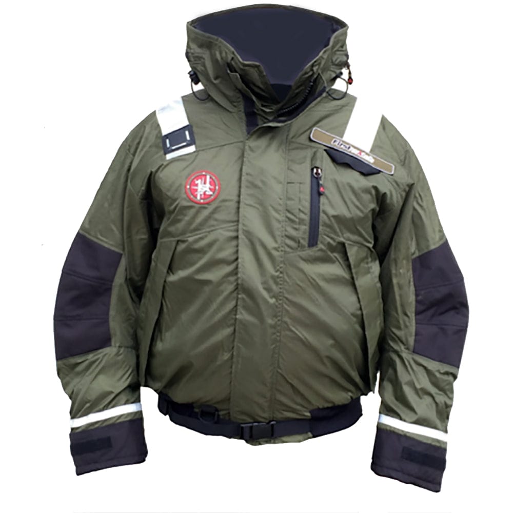 First Watch Flotation Coats/Pants First Watch AB-1100 Pro Bomber Jacket - XX-Large - Green [AB-1100-PRO-GN-2XL]