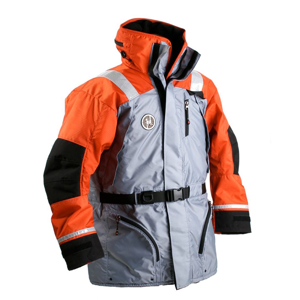 First Watch Flotation Coats/Pants First Watch AC-1100 Flotation Coat - Orange/Black - Large [AC-1100-OB-L]