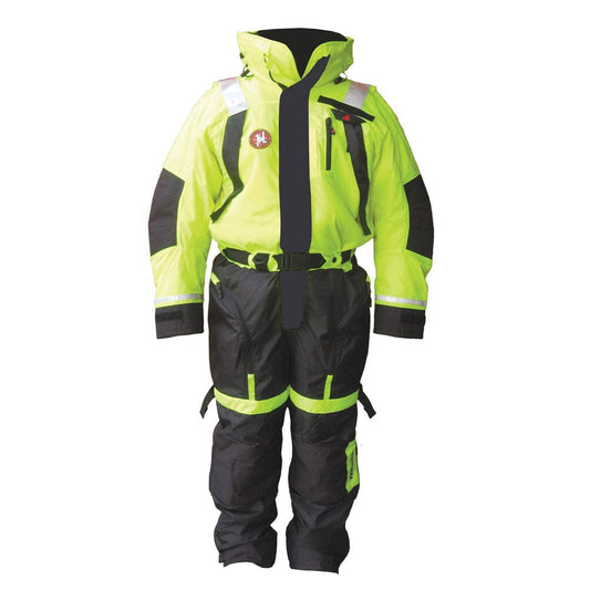 First Watch Immersion/Dry/Work Suits First Watch Anti-Exposure Suit - Hi-Vis Yellow/Black - Large [AS-1100-HV-L]