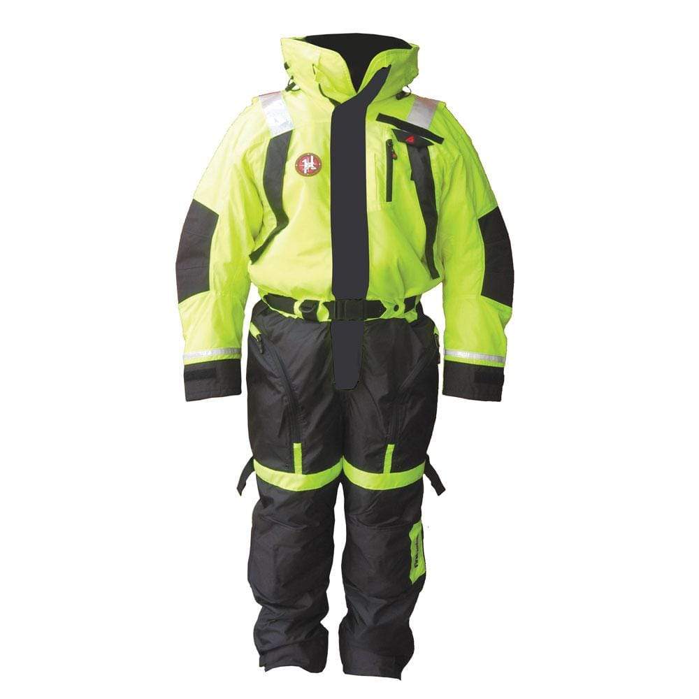 First Watch Immersion/Dry/Work Suits First Watch Anti-Exposure Suit - Hi-Vis Yellow/Black - X-Large [AS-1100-HV-XL]