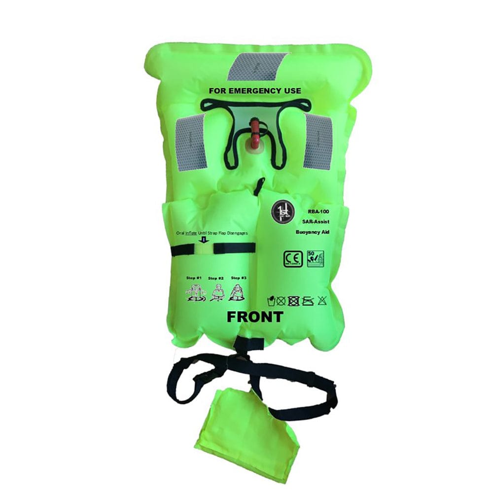 First Watch Personal Flotation Devices First Watch Micro Inflatable Emergency Vest - Hi-Vis Yellow [RBA-100]