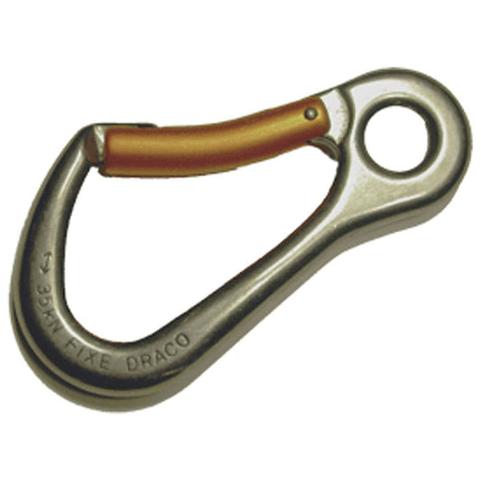 FIXE Climbing & Mountaineering > Bolts & Hangers FIXE - FIXE DRACO KEYLOCK CARABINER STAINLESS STEEL