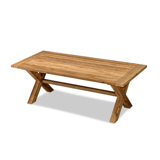 Harmonia Living - Fields 8 Seat Reclaimed Teak Outdoor Dining Table | FLD-TK-86RCDT