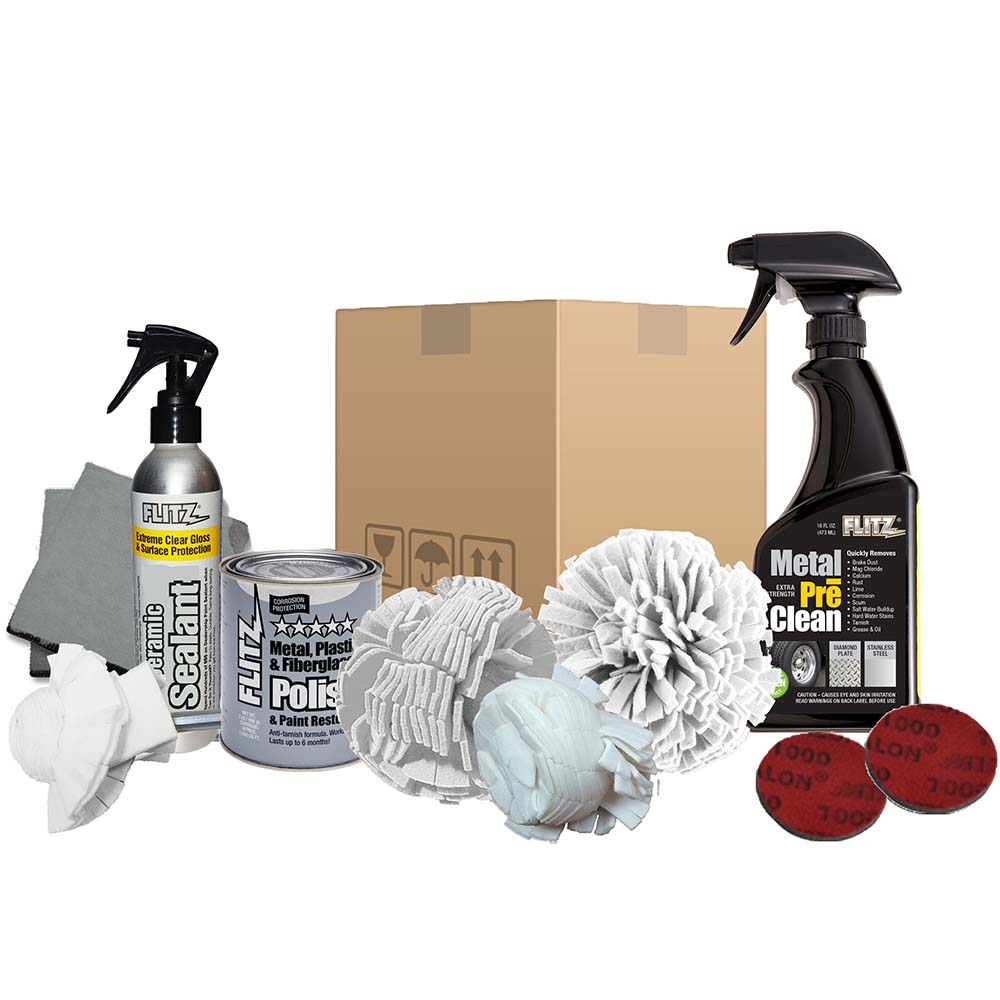 Flitz Cleaning Flitz Detailers Choice Kit *In Box [PDK 25503]