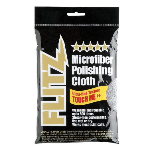 Flitz Cleaning Flitz Microfiber Polishing Cloth - 16" x 16" - Single Bag [MC200]
