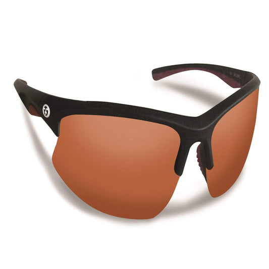 Flying Fisherman Apparel : Eyewear - Sunglasses Flying Fisherman Drift Matte Black Frame w/Copper Sunglasses