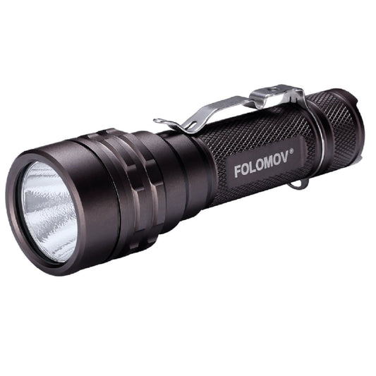 Folomov Lights : Handheld Lights Folomov 18650L Tactical Flashlight 1600 Lumens