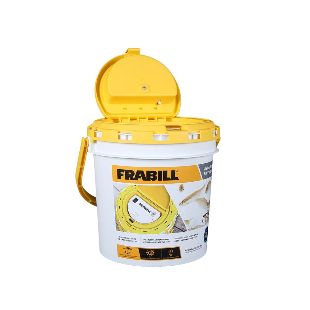 Frabill Bait Management Frabill Dual Fish Bait Bucket w/Aerator Built-In [4825]