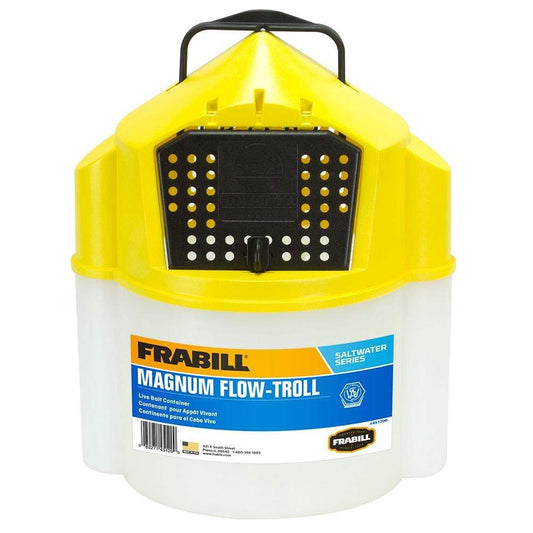 Frabill Bait Management Frabill Magnum Flow Troll Shrimp Bucket - 10 Quart [451205]