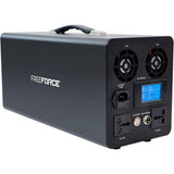 FreeForce Power Station FreeForce 1500, 1500Wh Portable Power Station, Lithium Ion Battery, 1500W Pure Sine Wave, LED Light, Solar Generator, Uninterrupted Power Supply