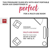 Frigidaire Portable A/C Frigidaire - 13,000 BTU Portable Air Conditioner with Heat