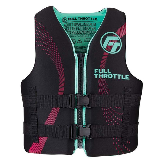 Full Throttle Life Vests Full Throttle Adult Rapid-Dry Life Jacket - S/M - Aqua/Black [142100-505-030-22]