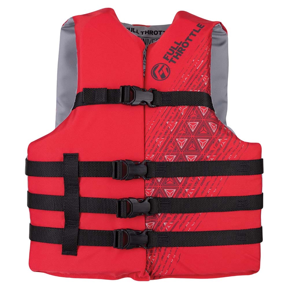 Full Throttle Life Vests Full Throttle Adult Universal Ski Life Jacket - Red [112000-100-004-22]