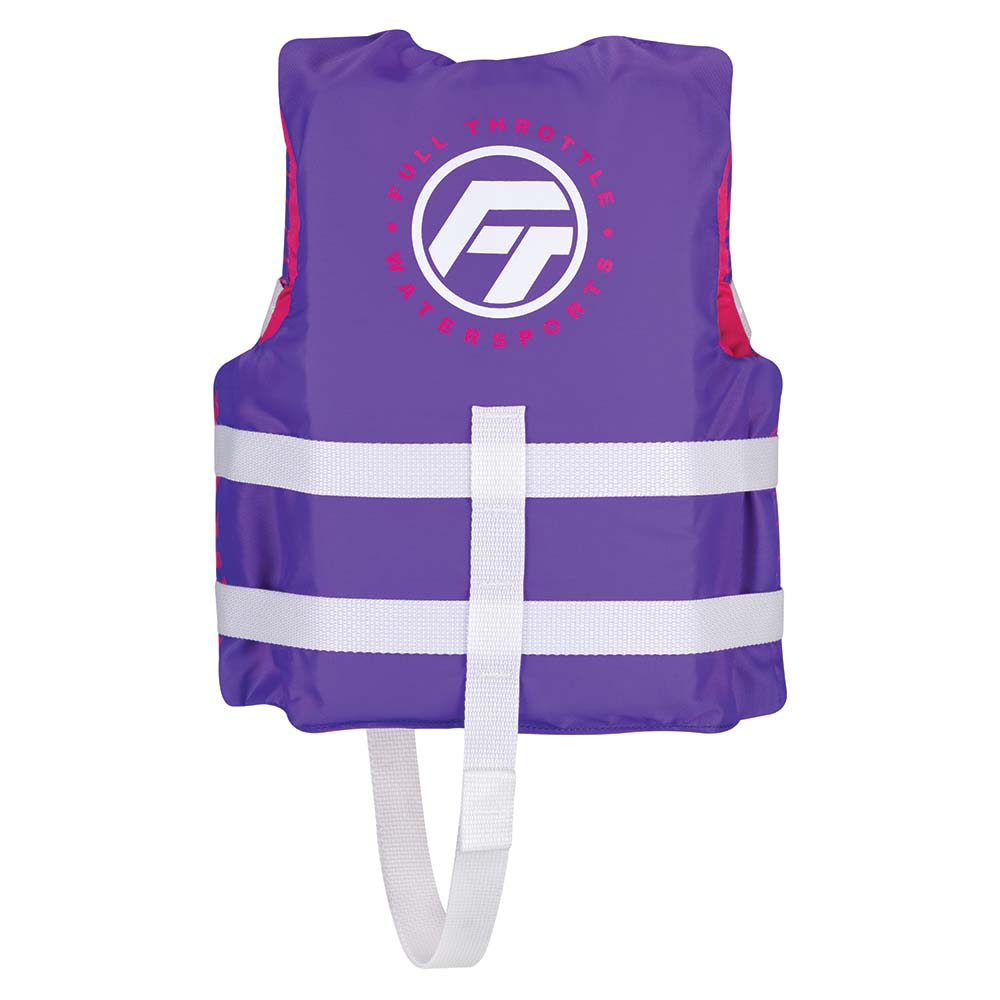Full Throttle Life Vests Full Throttle Child Nylon Life Jacket - Purple [112200-600-001-22]
