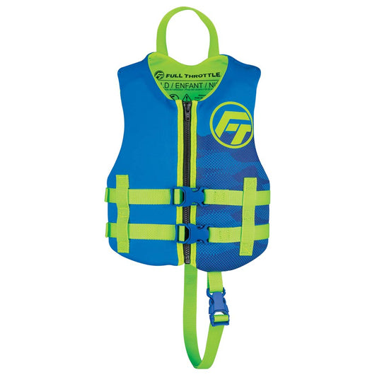 Full Throttle Life Vests Full Throttle Child Rapid-Dry Life Jacket -Blue [142100-500-001-22]