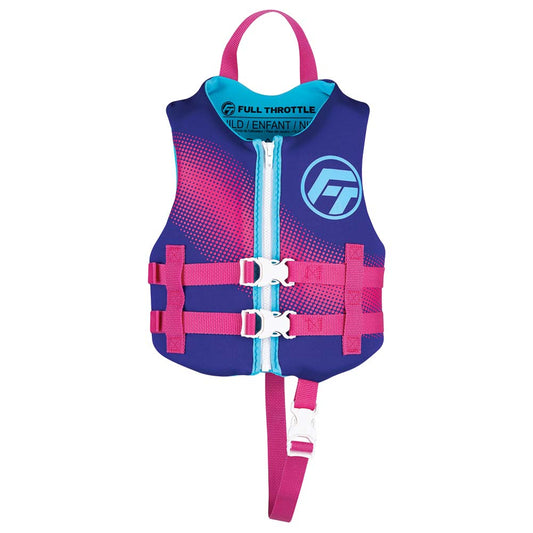 Full Throttle Life Vests Full Throttle Child Rapid-Dry Life Jacket -Purple [142100-600-001-22]