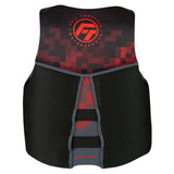 Full Throttle Life Vests Full Throttle Mens Rapid-Dry Flex-Back Life Jacket - XL - Black/Red [142500-100-050-22]