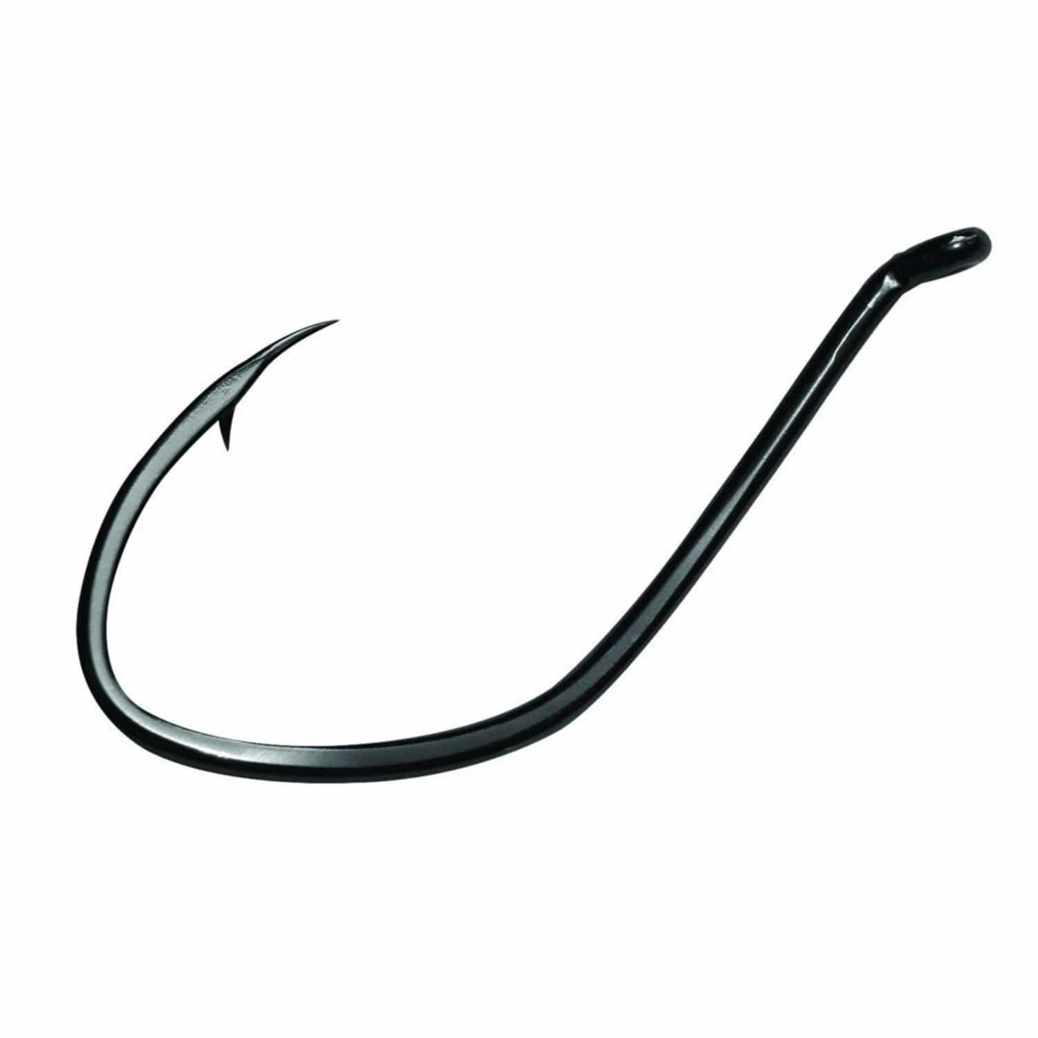 Gamakatsu Fishing : Hooks Gamakatsu Big River Bait NS Black Hook Size 8 0 25 Per Pack