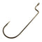 Gamakatsu Fishing : Hooks Gamakatsu Worm Offset Bronze Hook Size 1 100 Per Pack