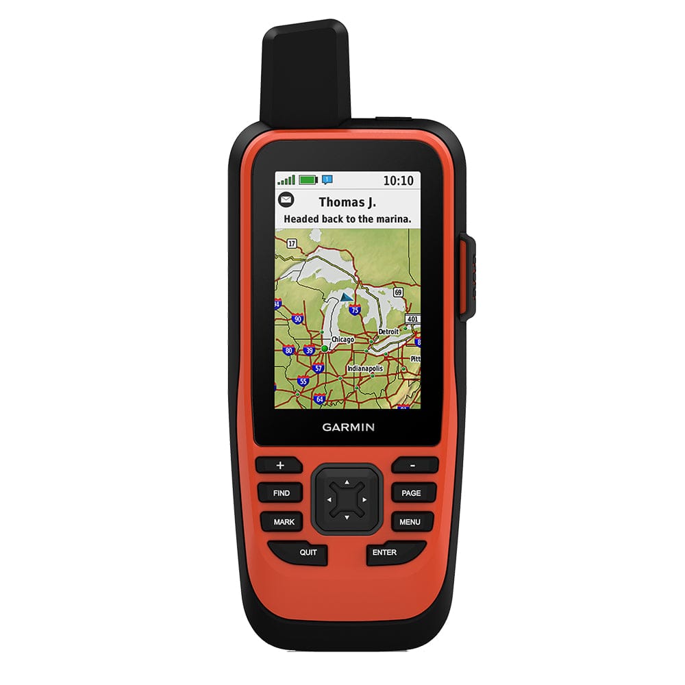 Garmin GPS - Handheld Garmin GPSMAP 86i Handheld GPS w/inReach  Worldwide Basemap [010-02236-00]