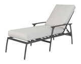 Gensun - Amari Cushion Aluminum Carbon Chaise Lounge | 10250009