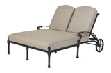 Gensun Chaise Lounge Gensun - Florence Cast Aluminum Cushion Double Chaise Lounge - 12230099