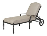 Gensun Chaise Lounge Gensun - Grand Terrace Cast Aluminum Cushion Chaise Lounge - 10340009