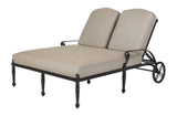 Gensun Chaise Lounge Gensun - Grand Terrace Cast Aluminum Cushion Double Chaise Lounge - 10340099