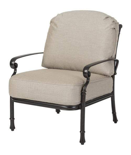 Gensun Conversation Set [Premium] 21" / Desert Bronze Gensun -Grand Terrace 26 Square End Table | 2 Cushion Lounge Chair | 3 Piece Conversation Set [Premium] - 10340E26