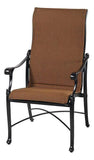 Gensun Dining Chair Gensun - Michigan Padded Sling Cast Aluminum High Back Dining Chair - 61140001