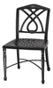 Gensun Dining Chair Gensun - Terrace Cast Aluminum Cushion Cafe Chair without Arms - Knock Down - 10350010