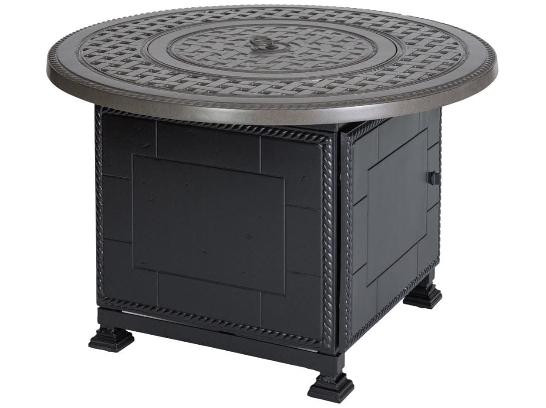 Gensun Gas Fire Pit Base Gensun Paradise Aluminum 24'' Wide Square Counter/Gathering Height Fire Pit Base | 1168GBN2