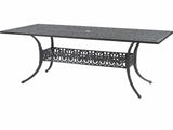 Gensun Gensun -Gensun Michigan Cast Aluminum 72''W x 38''D Rectangular Dining Table with Umbrella Hole