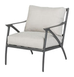 Gensun Outdoor Chairs Gensun - Amari Cushion Aluminum Carbon Lounge Chair - 10250021