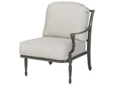 Gensun Outdoor Chairs Gensun - Bel Air Cushion Cast Aluminum Left Arm Lounge Chair - 10990026