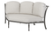 Gensun Outdoor Chairs Gensun - Bel Air Cushion Cast Aluminum Three-Back Corner Lounge Chair - 10990030