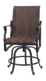 Gensun Outdoor Chairs Gensun - Bel Air Outdoor Woven Swivel Rocking Balcony Stool - 70990036