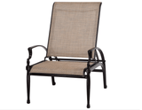 Gensun Outdoor Chairs Gensun - Bel Air Sling Cast Aluminum Recliner Lounge Chair - 50990015