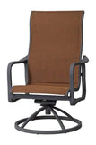 Gensun Outdoor Chairs Gensun - Cabrisa Padded sling - HB Swivel Rocking Lounge Chair - 60280024