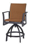 Gensun Outdoor Chairs Gensun - Echelon Padded Sling Aluminum Counter Stool- 60470006