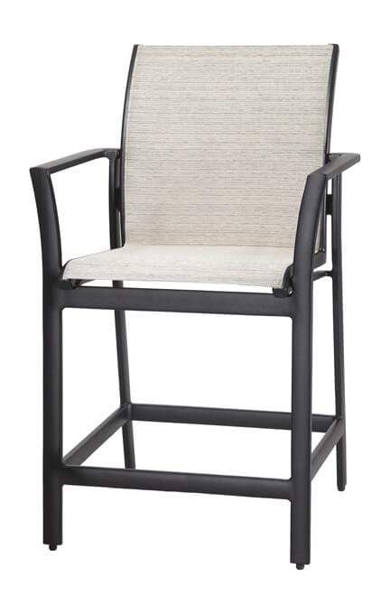 Gensun Outdoor Chairs Gensun - Echelon Sling Aluminum Counter Stool - 50470016
